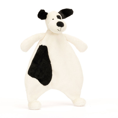 Bashful Rufferty Black & Cream Puppy Comforter