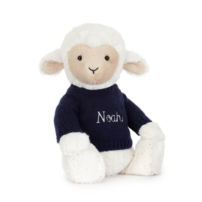 Skipson Lamb with Personalised Navy Jumper